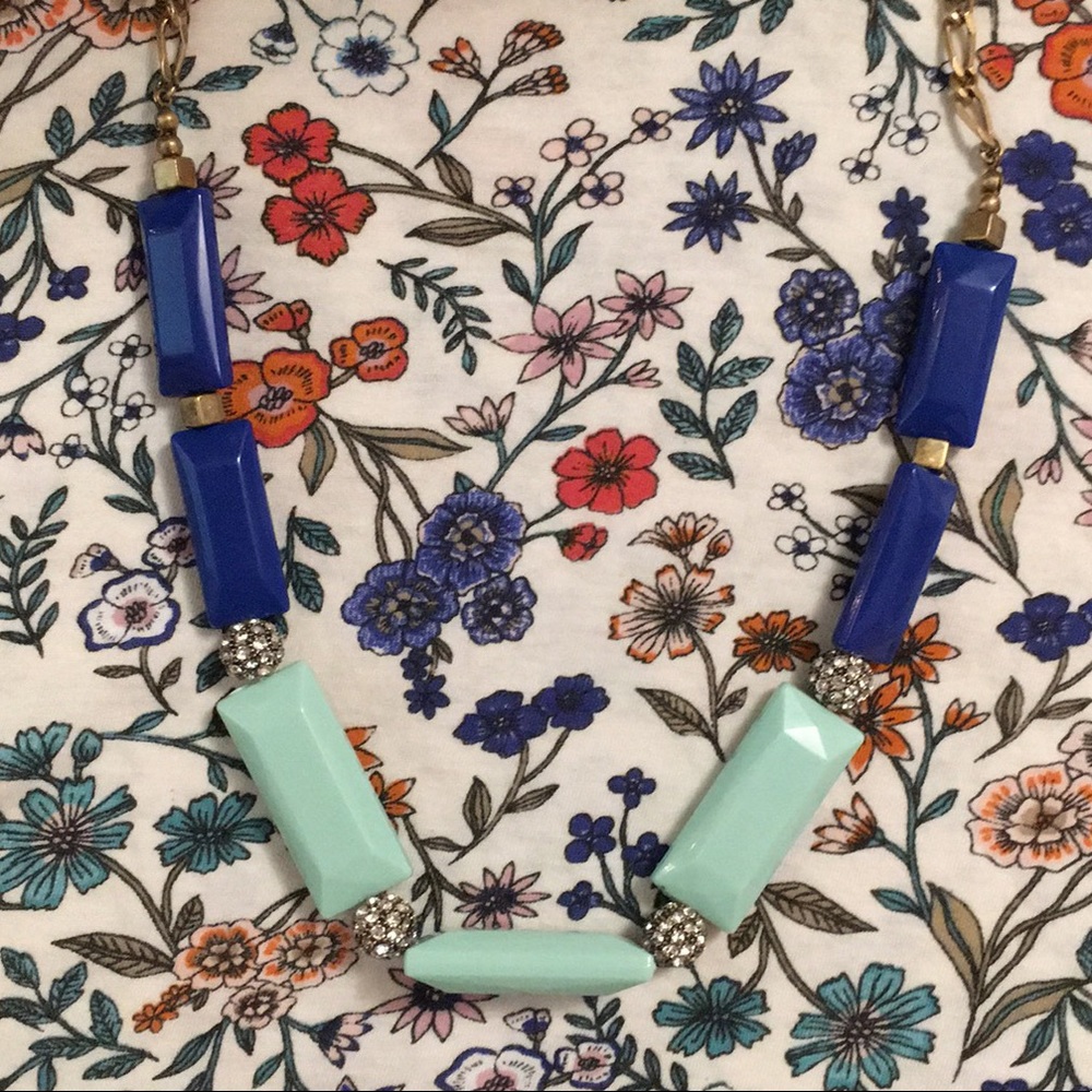 J. Crew color block necklace